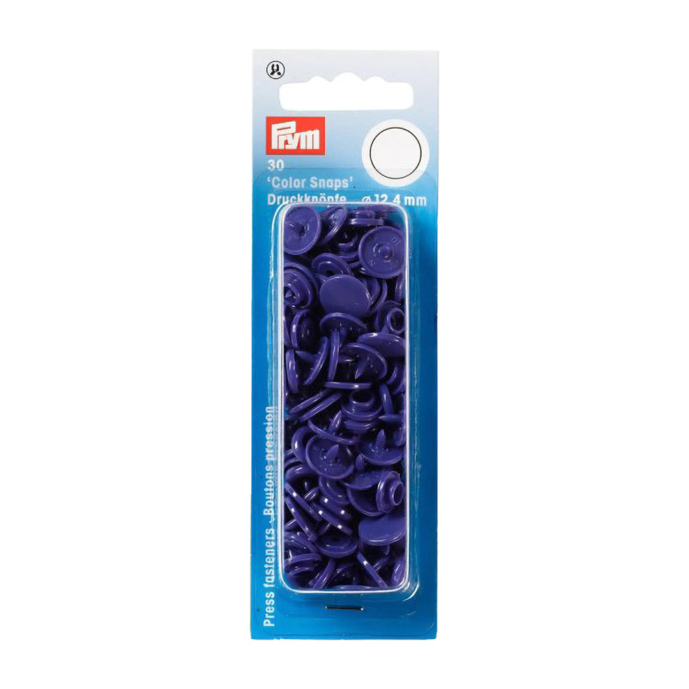 Prym Color Snaps - Purple 12.4mm - 30pc