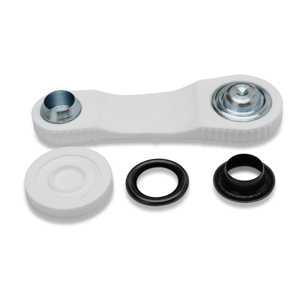 Prym Eyelets with Washers with Tools - Burnished Black 11mm - 15pc Detail