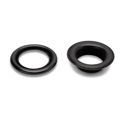 Prym Eyelets with Washers and Tools - Oxidized Black 14mm - 10pc Detail