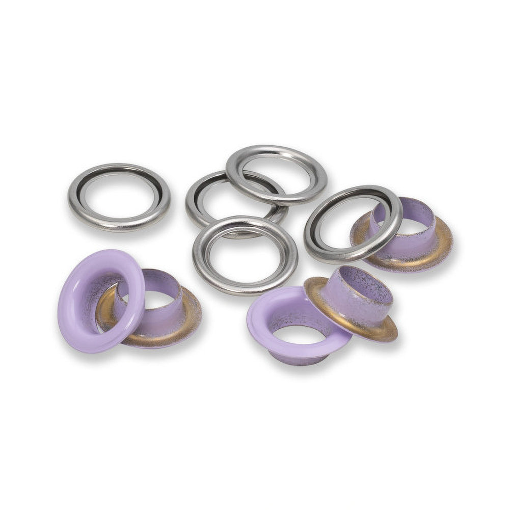 Prym Eyelets with Washers - Lilac 11mm - 20pc - Folded
