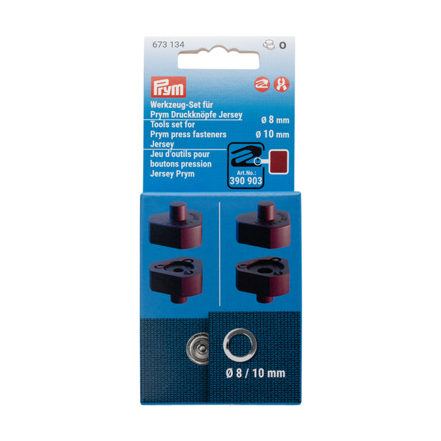 Prym VARIO Creative Tool Set for Jersey Press Fasteners - 8mm to 10mm