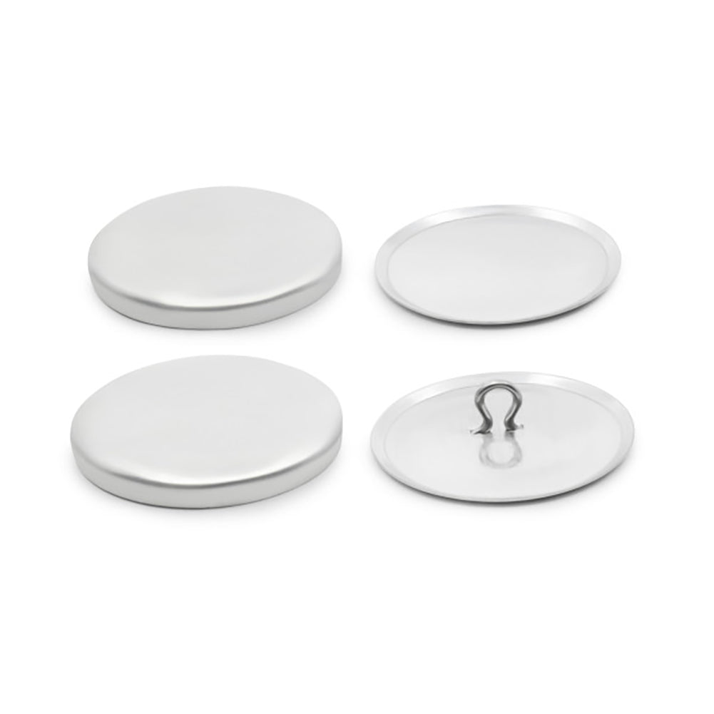 Dritz Craft Cover Button Kit - Nickel - 1.125", 10 Sets - Detail