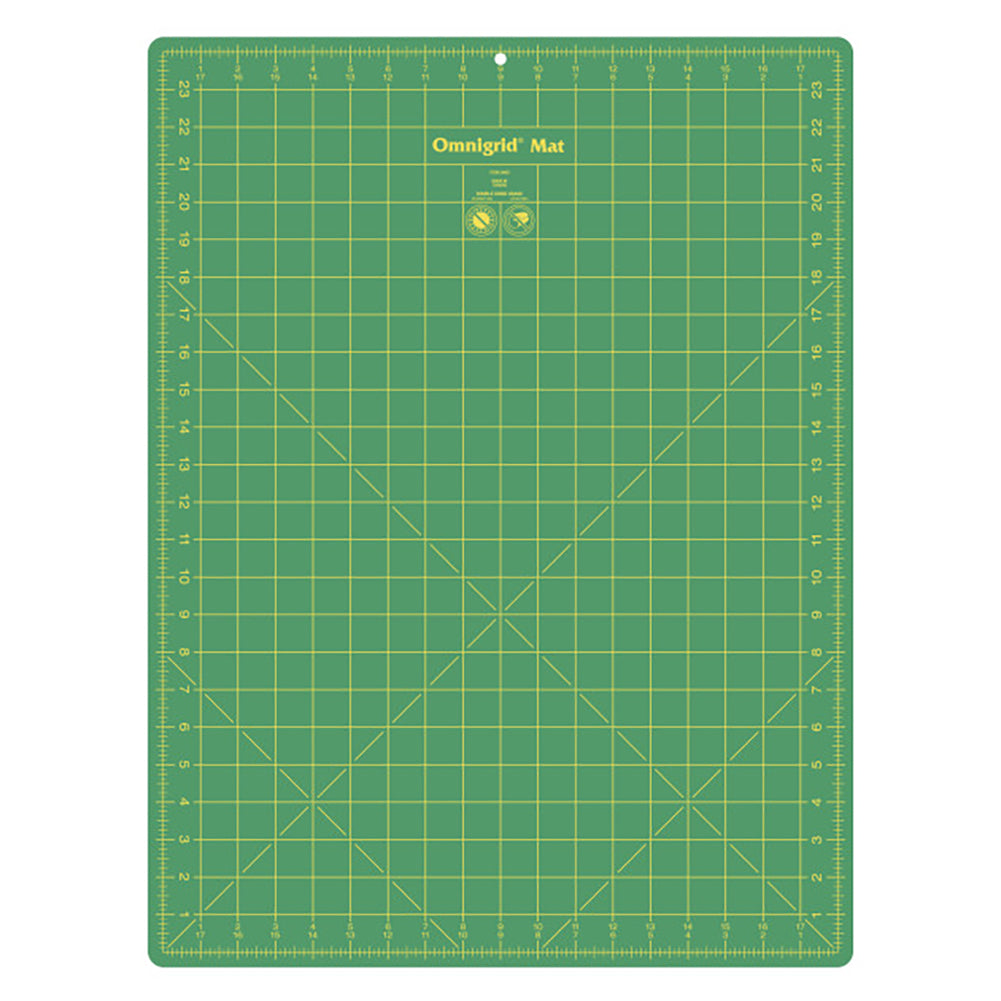 Omnigrid Double-Sided Cutting Mat with Grid - 18" x 24"