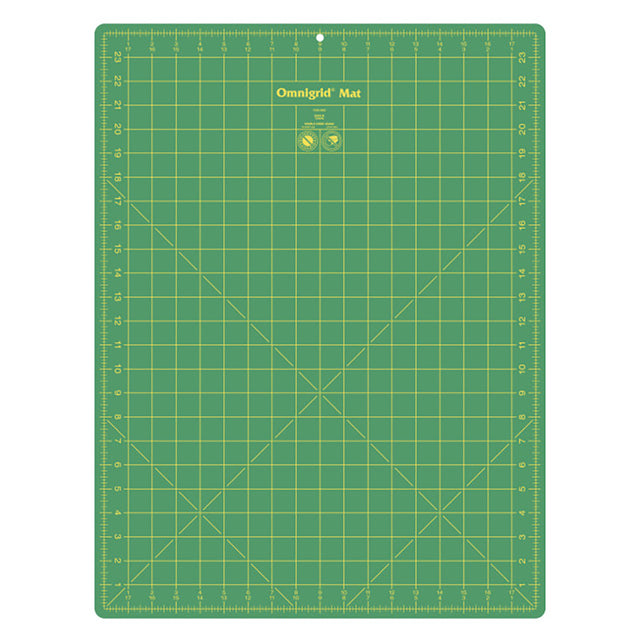 Omnigrid Double-Sided Cutting Mat with Grid - 18" x 24"