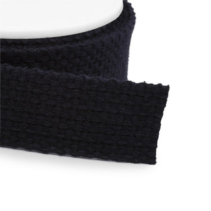 Dritz Cotton Belting/Strapping - Black - 1" x 15yds