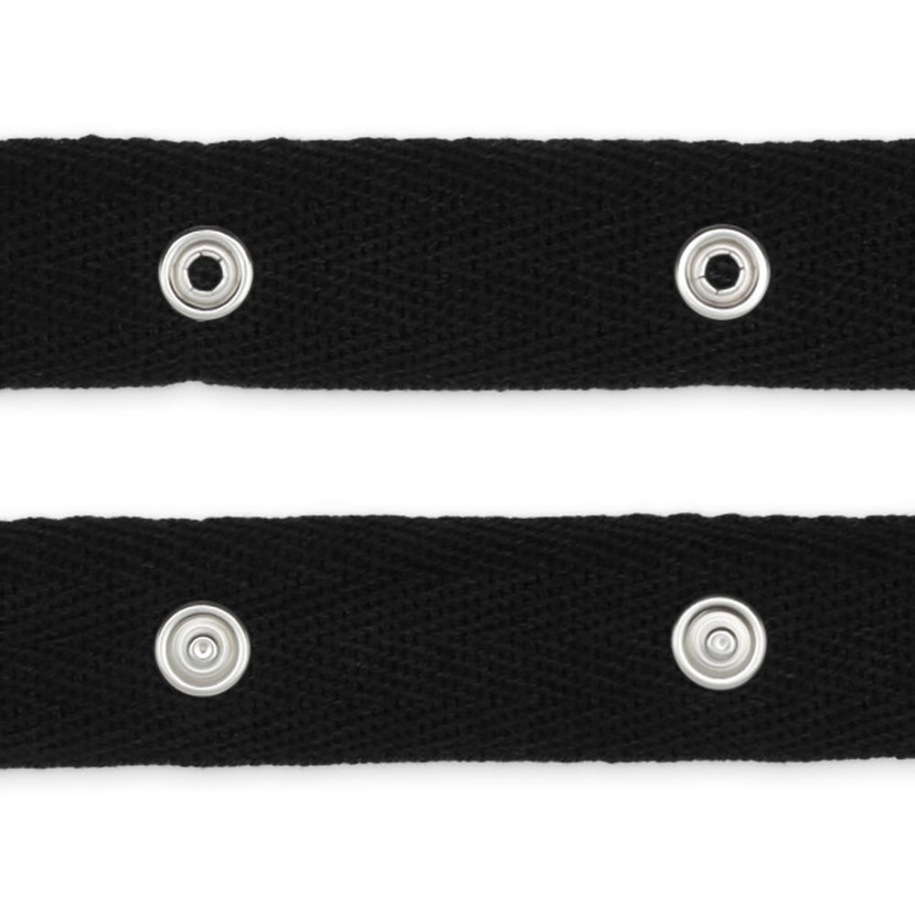 Dritz Snap Tape with Metal Snaps - Black - 8yds - Detail