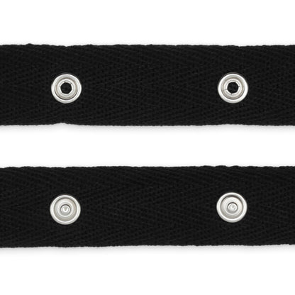Dritz Snap Tape with Metal Snaps - Black - 8yds