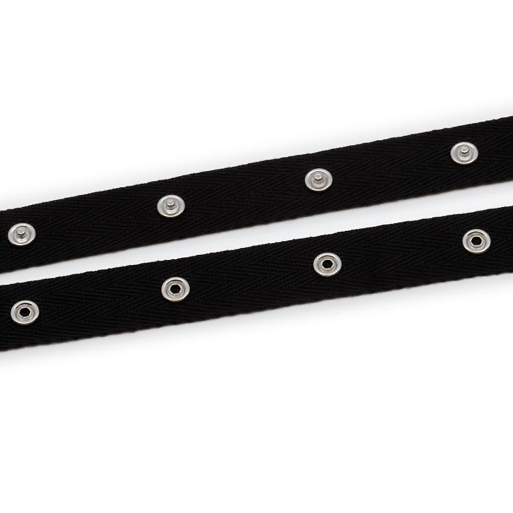 Dritz Snap Tape with Metal Snaps - Black - 8yds