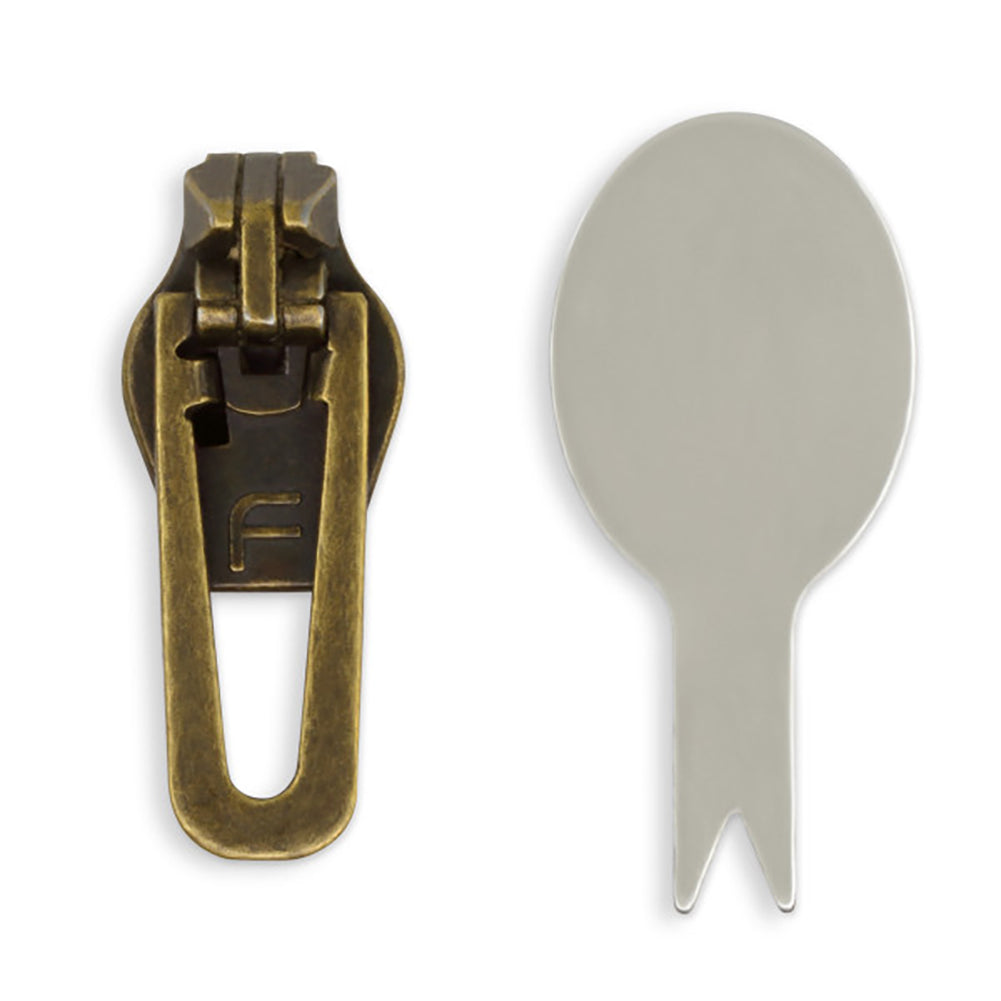 Dritz Fix-A-Zipper Replacement Slider Kit - Metal Folded
