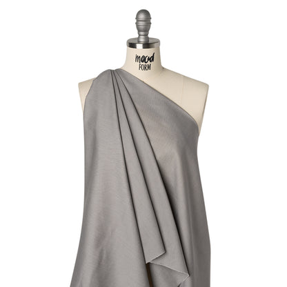 Polyester and Cotton Shirting - Heathered Gray - Deadstock Drape