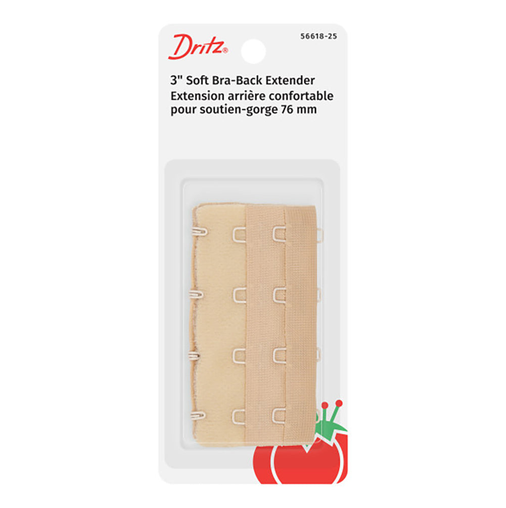Dritz Soft Bra-Back Extender - Beige - 3"