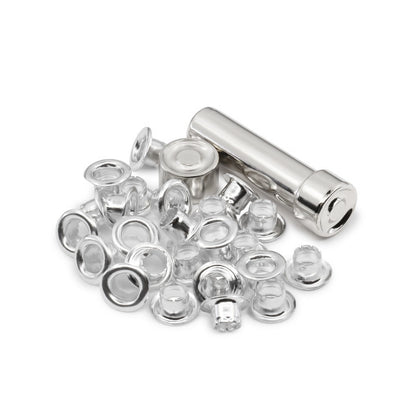Dritz Eyelet Kit - Nickel 5/32" Eyelets - 25 Sets + Eyelet Tools Folded