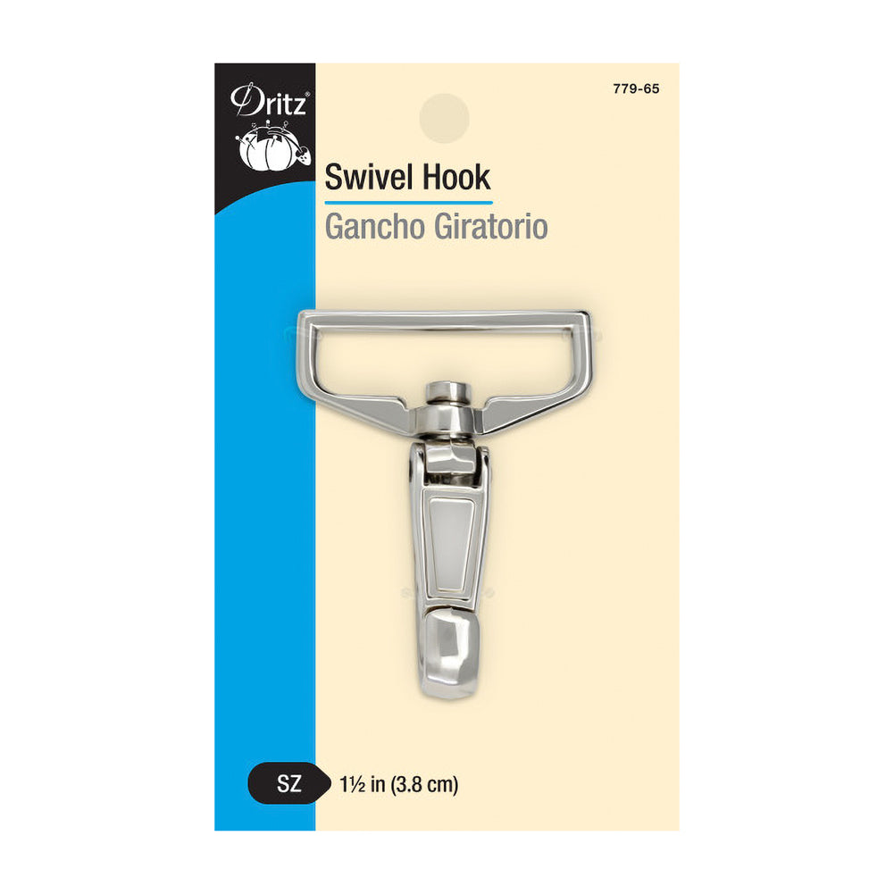 Dritz Swivel Hook - Nickel - 1.5"
