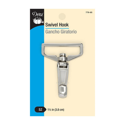 Dritz Swivel Hook - Nickel - 1.5"