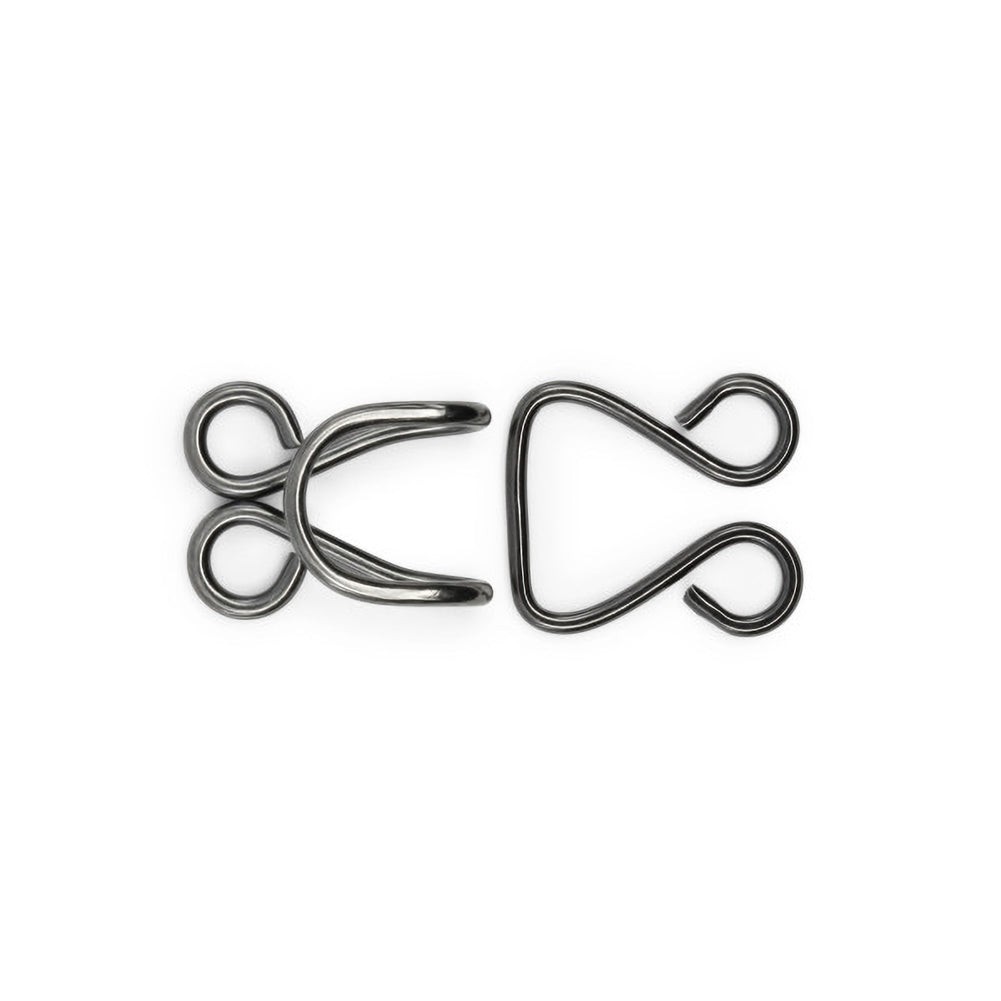 Dritz Extra-Large Hooks & Eyes - Black - 3 Sets - Full