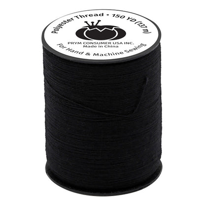Dritz Polyester Thread - Black - 150 YD
