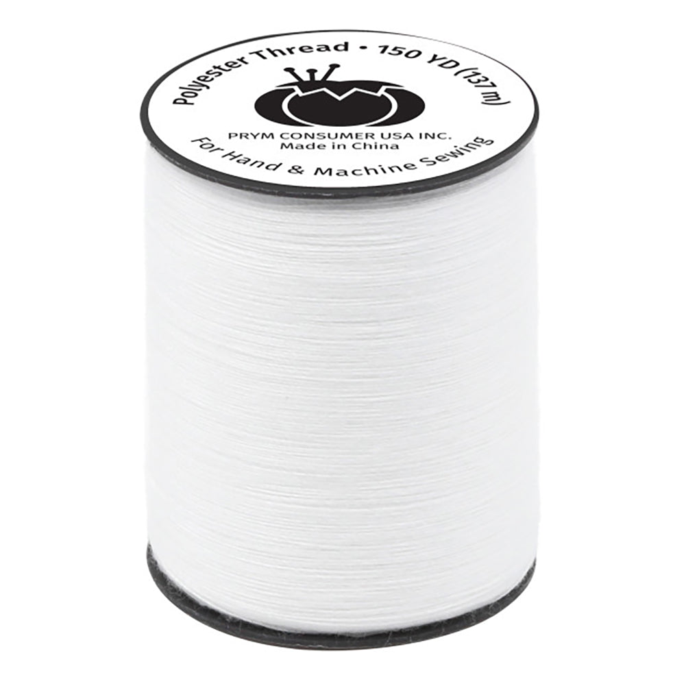 Dritz Polyester Thread - White - 150 YD