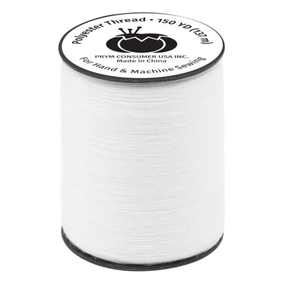 Dritz Polyester Thread - White - 150 YD