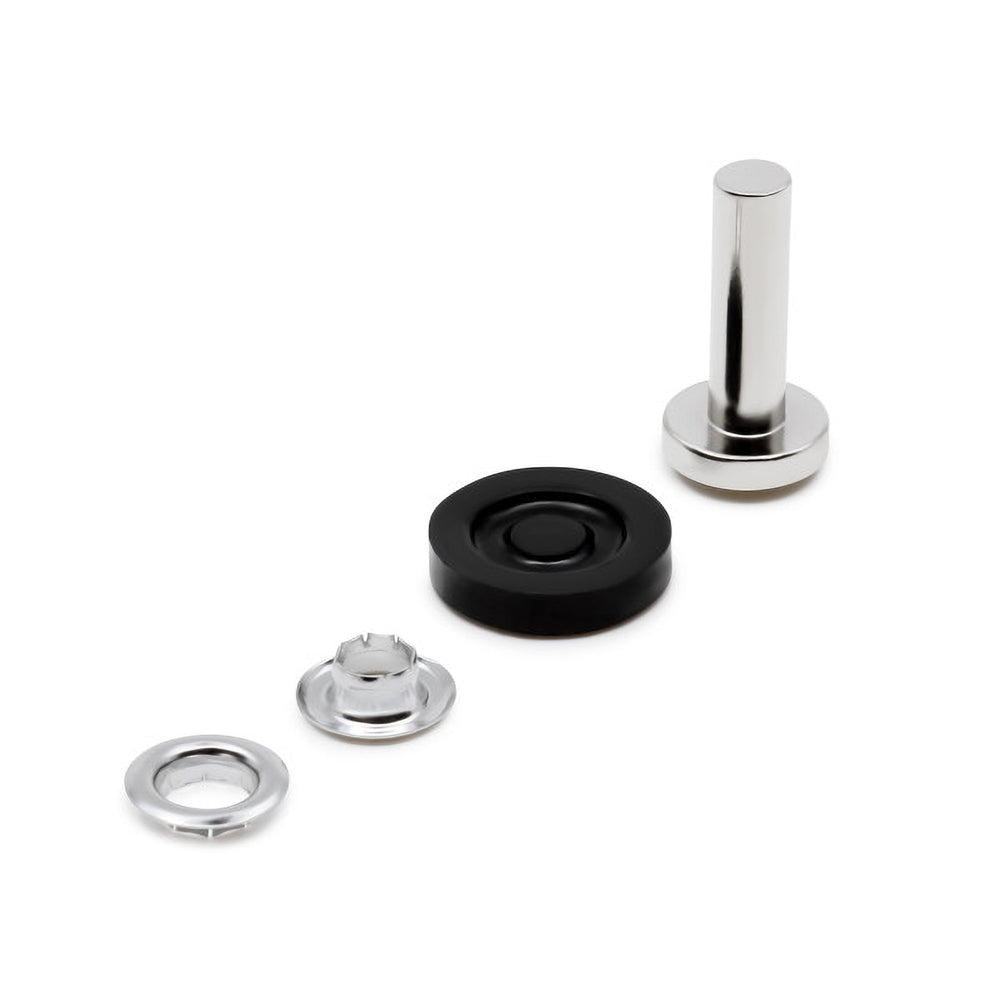 Dritz Large Eyelet Kit - Nickel 1/4" Eyelets - 144 Sets + Eyelet Tools Folded
