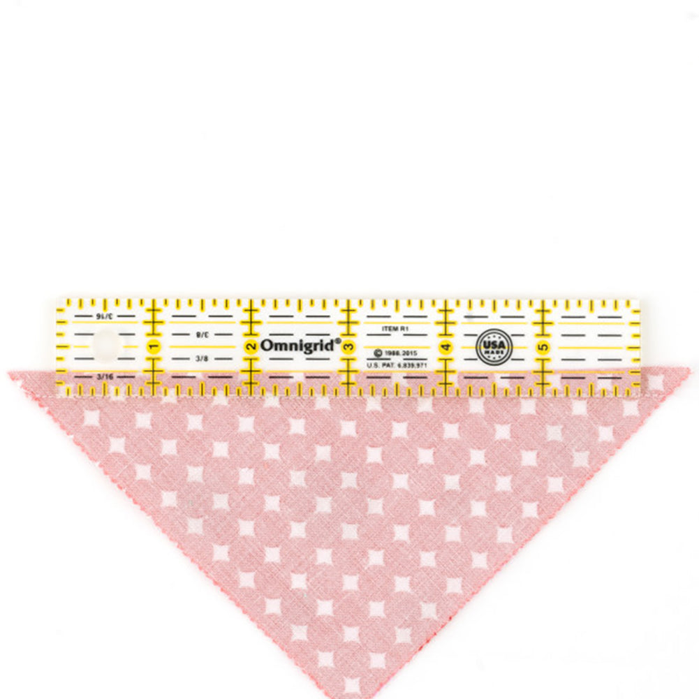 Omnigrid Ruler - 1" x 6" - Folded