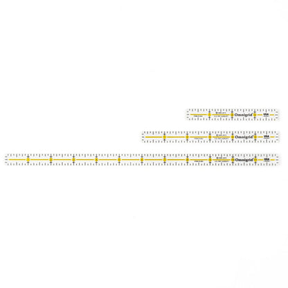 Omnigrid Marking Ruler Trio - 4", 6", 12"