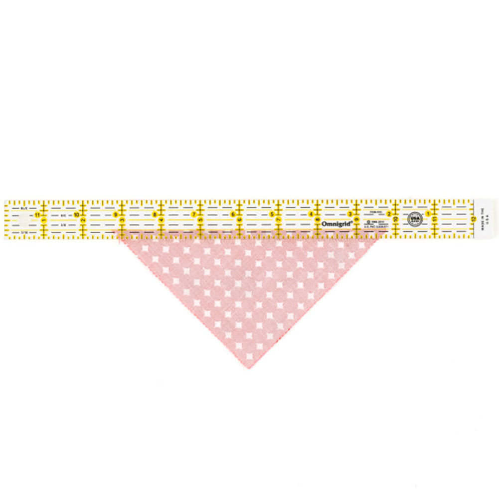 Omnigrid Ruler - 1" x 12.5" Folded