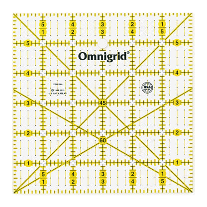 Omnigrid Square Ruler Template - 6" x 6"