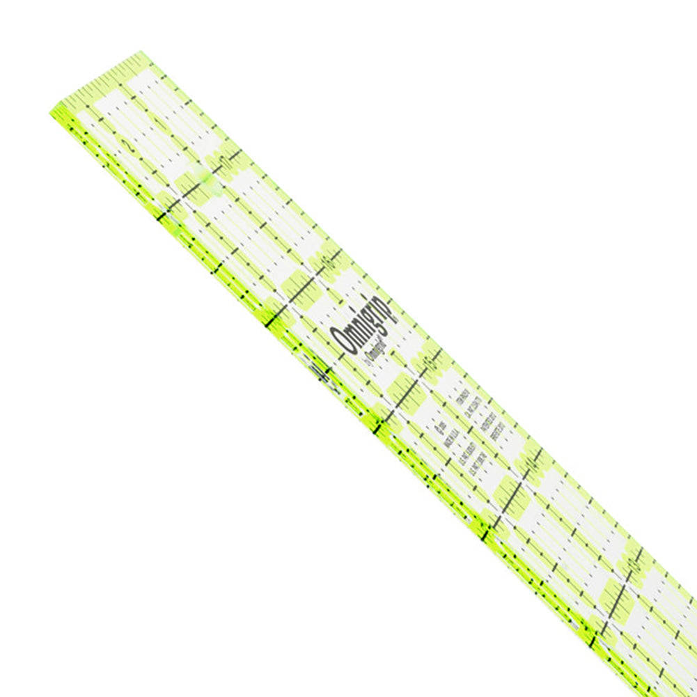 Omnigrip Ruler - 2.5" x 12.5" Detail