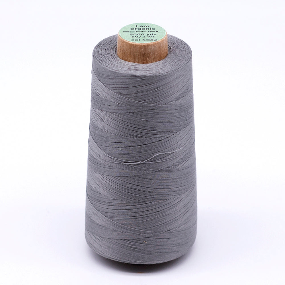 SCANFIL® 50wt Organic Pima Cotton Thread 5000 yd Cones - 4832 Limestone