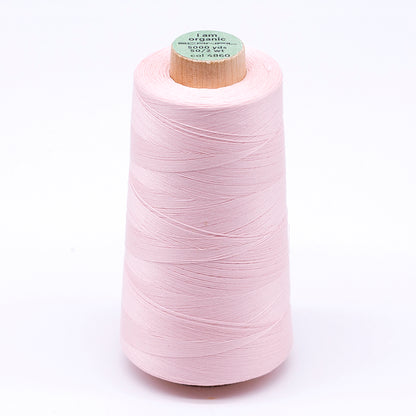 SCANFIL® 50wt Organic Pima Cotton Thread 5000 yd Cones - 4860 Crystal Pink