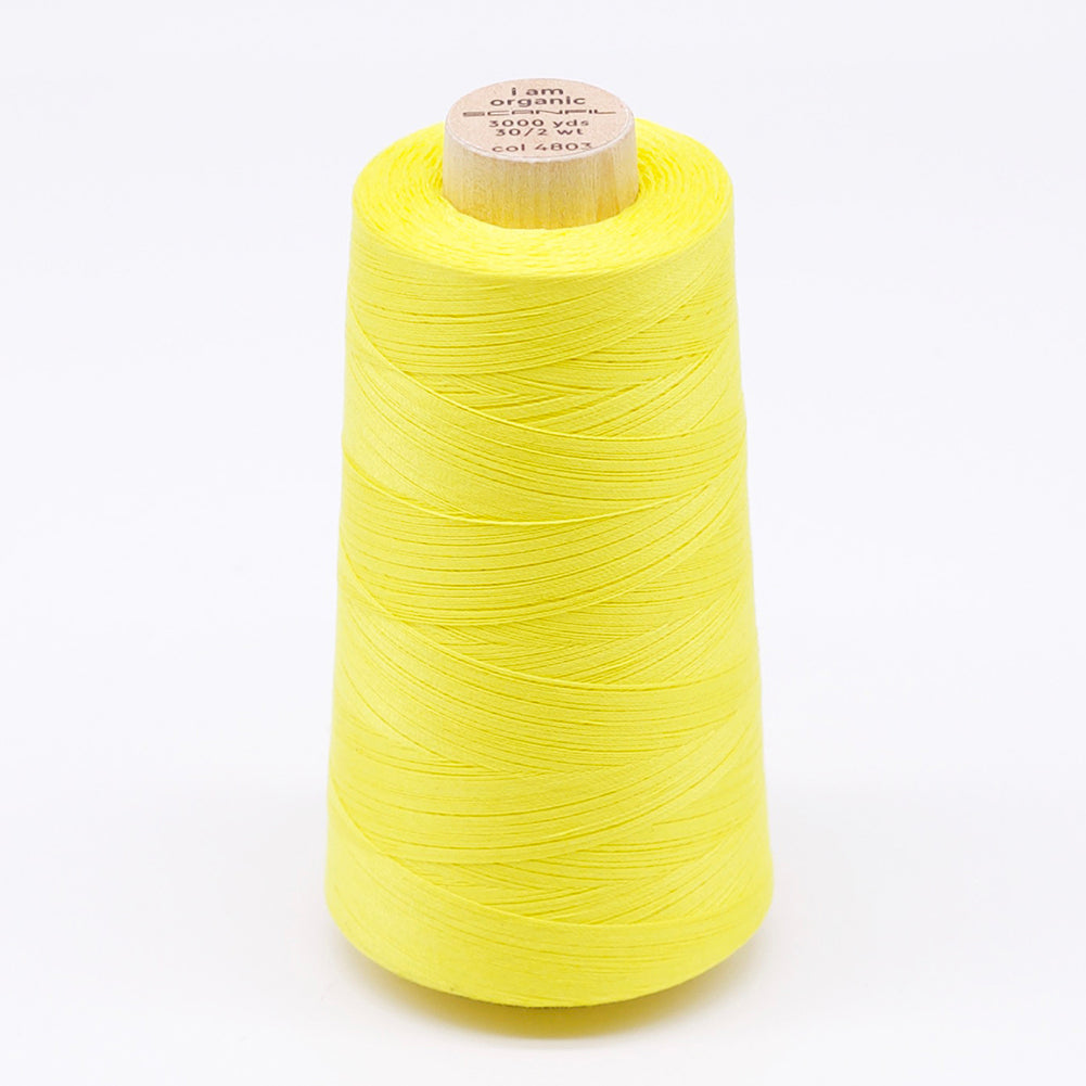 SCANFIL® 30wt Organic Pima Cotton Thread 3000 yd Cone - 4803 Illuminating