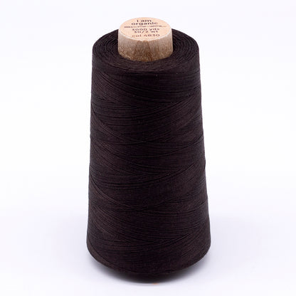 SCANFIL® 30wt Organic Pima Cotton Thread 3000 yd Cone - 4830 Licorice