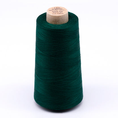 SCANFIL® 30wt Organic Pima Cotton Thread 3000 yd Cone - 4863 Galapagos Green