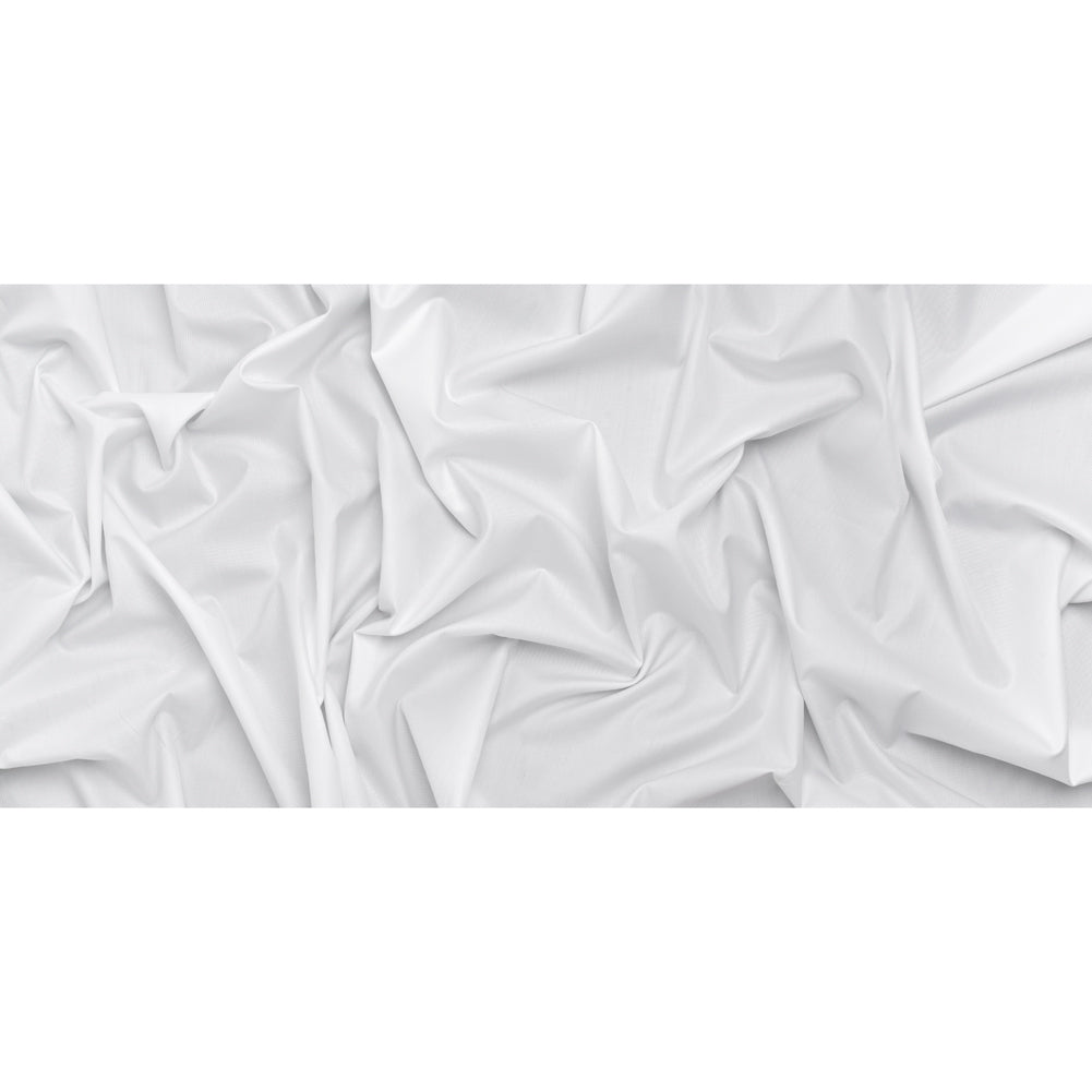 Cotton Twill Shirting - Bright White - Deadstock - Full