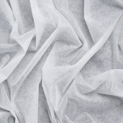 Non-Woven Fusible Interlining with Reinforced Threading - White - Deadstock