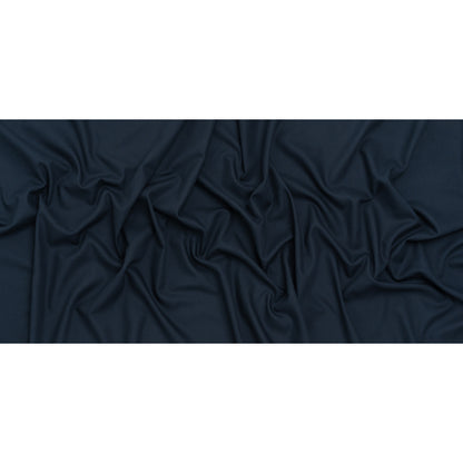 Cotton Twill Shirting - Dark Blue - Deadstock