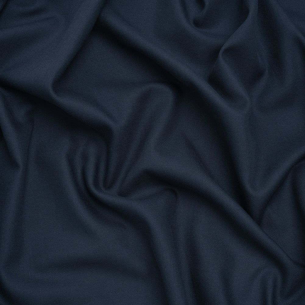 Cotton Twill Shirting - Dark Blue - Deadstock