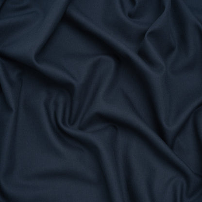 Cotton Twill Shirting - Dark Blue - Deadstock