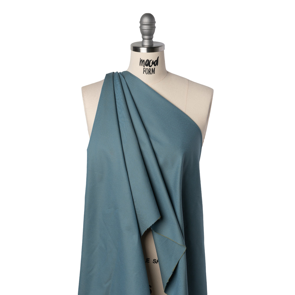 Cotton Oxford Shirting - Country Blue - Deadstock - Drape