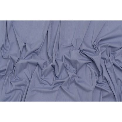 Cotton Shirting - Blue and White Tiny Gingham Check - Deadstock