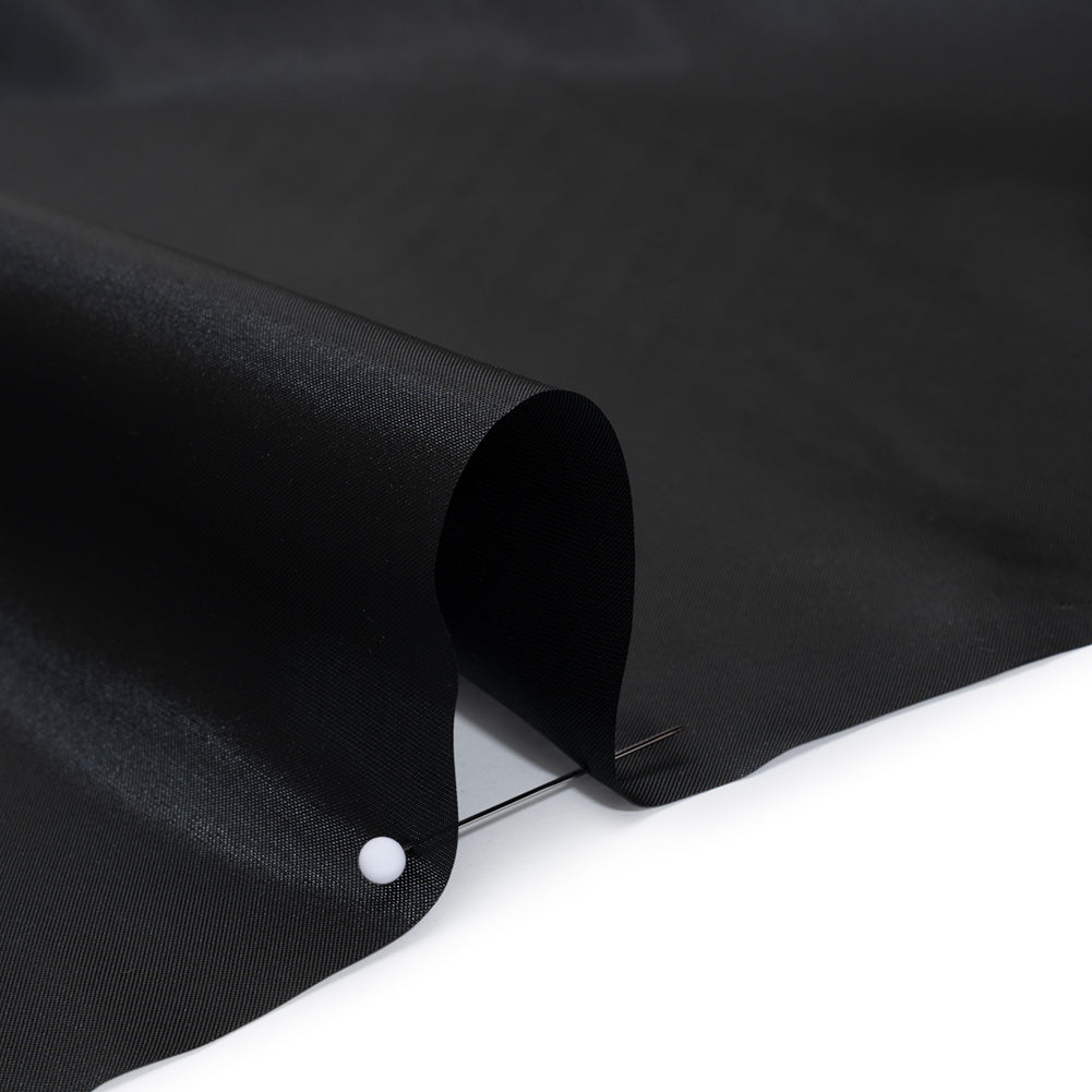 Polyester Lining - Black - Deadstock - Detail
