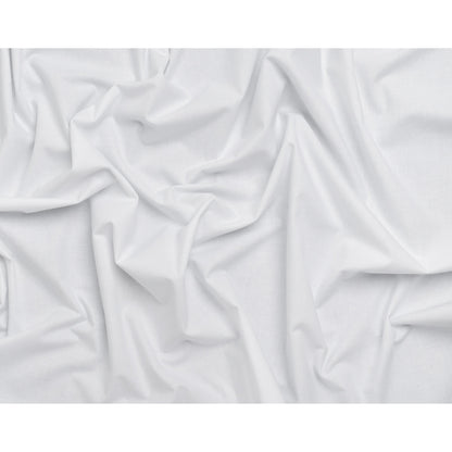 Brushed Cotton Woven Fusible Interlining - White - Deadstock - Full