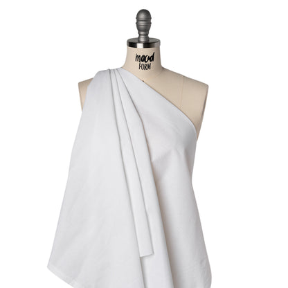 Cotton Woven Fusible Interlining - White - Deadstock Drape