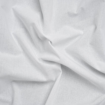 Cotton Woven Fusible Interlining - White - Deadstock