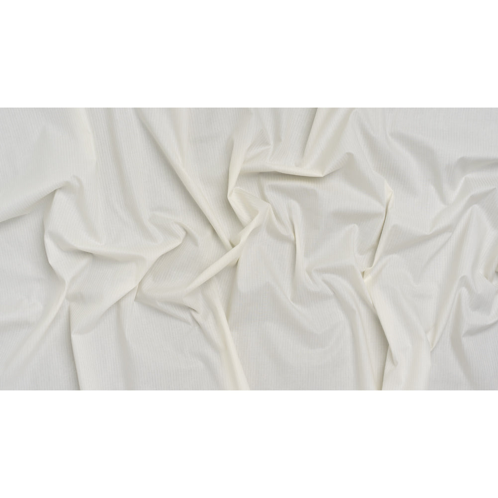 Cotton Herringbone Twill Pocketing - Ivory - Deadstock Full