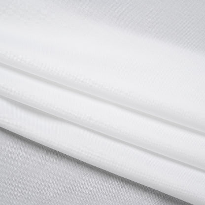 Basketweave Cotton Dobby - White - Deadstock Folded