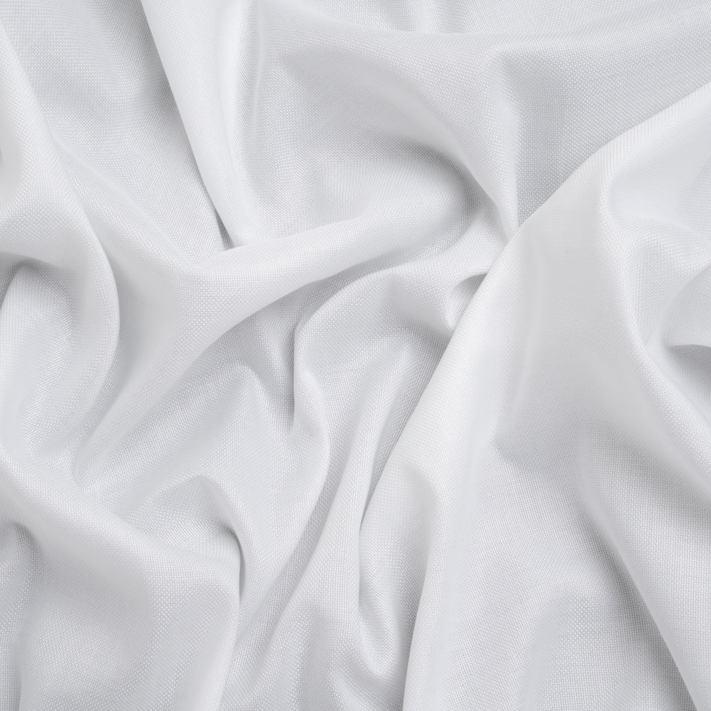 Basketweave Cotton Dobby - White - Deadstock