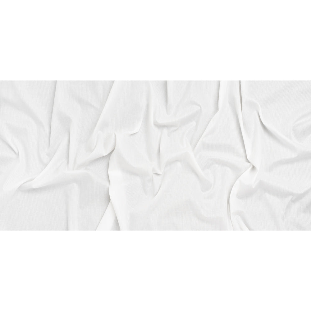 Cotton Herringbone Twill - White - Deadstock - Full