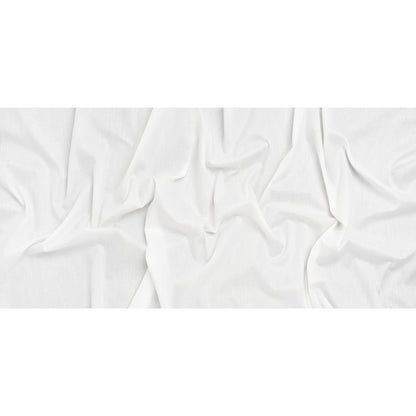 Cotton Herringbone Twill - White - Deadstock