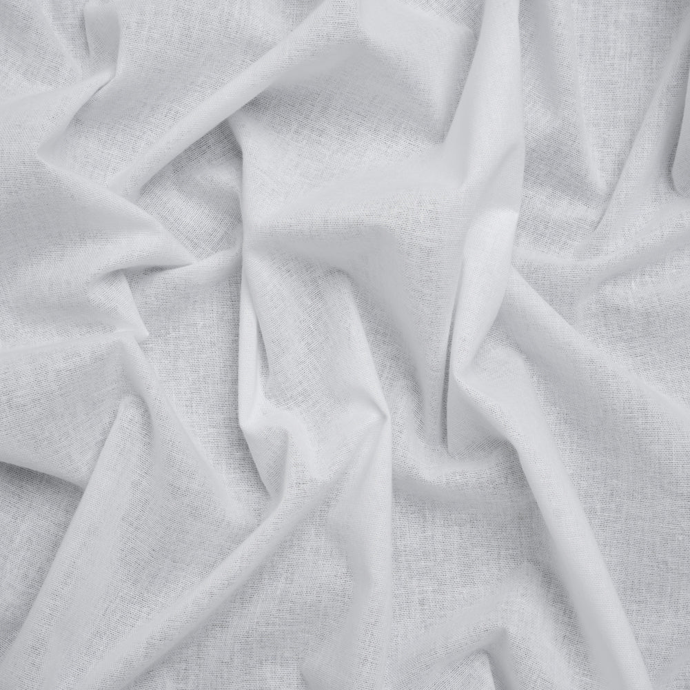 Soft Woven Fusible Interlining - White - Deadstock
